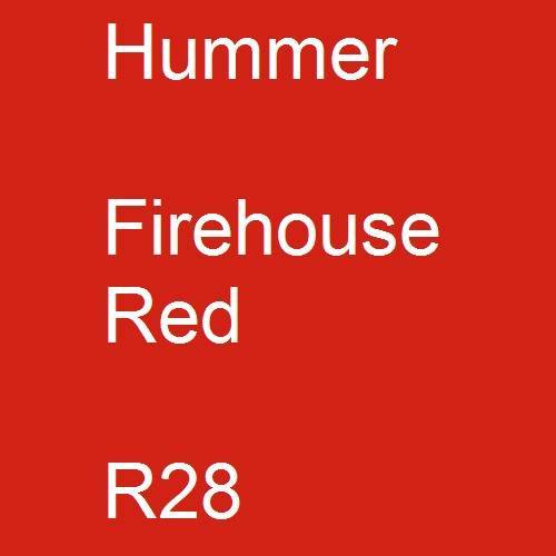 Hummer, Firehouse Red, R28.